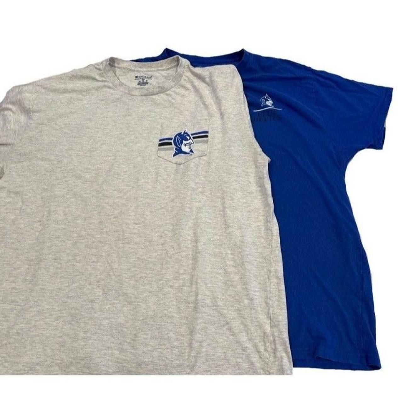 2) Mens Champion Duke University Blue Devils Short Sleeve 2xl Xxl T-Shirts